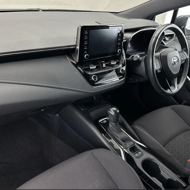 Modern clean vehicle interior private hire Birmingham airport transfer