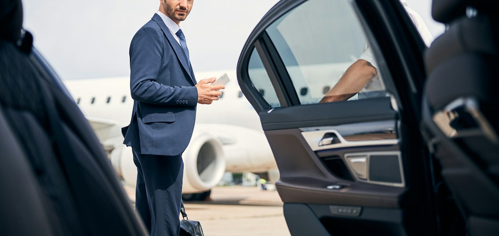 Business airport transfer passenger private hire service Birmingham